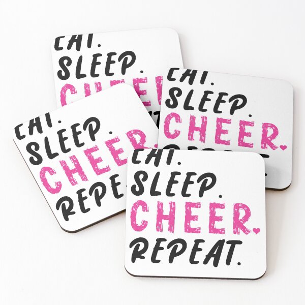 Item preview, Eat Sleep Cheer Repeat designed and sold by Simoel12.
