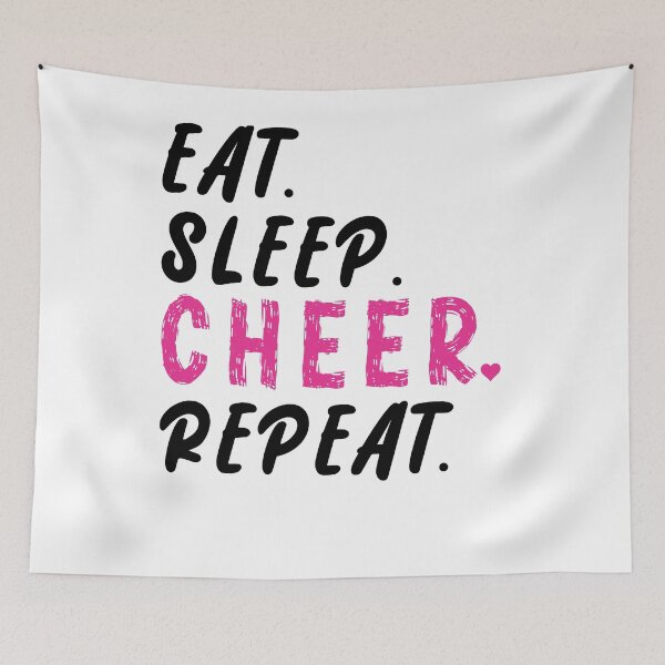 Item preview, Eat Sleep Cheer Repetir designed and sold by Simoel12.