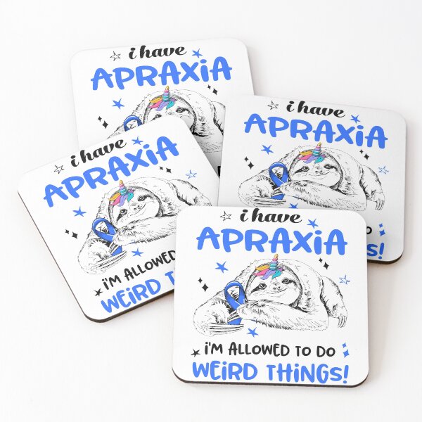 Item preview, I have Apraxia i'm allowed to do Weird Things designed and sold by ElizabethS809.