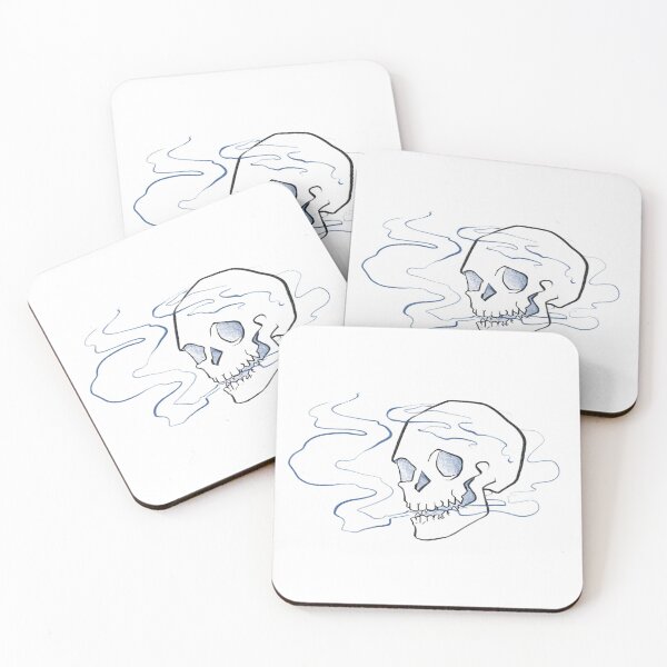 Item preview, Smoking Skull designed and sold by anupamaaa.