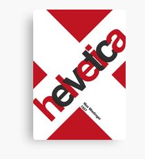 Helvetica Canvas Print