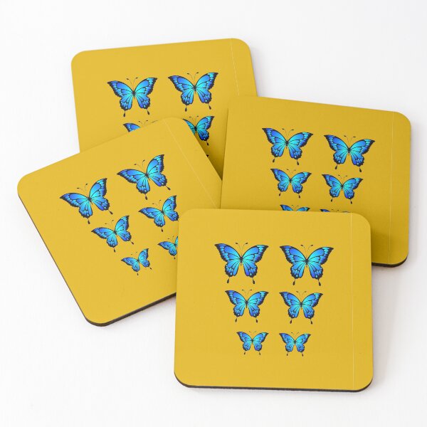 Item preview, Diseño de mariposa monarca azul designed and sold by Jo Smith.