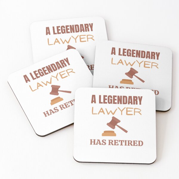 Item preview, A legendary lawyer has retired designed and sold by Adorable Designs.