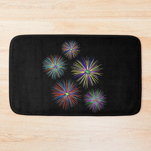 Item preview, Colorful fireworks 2, New Year's Eve motif, fireworks birthday designed and sold by Kirei-Lily.