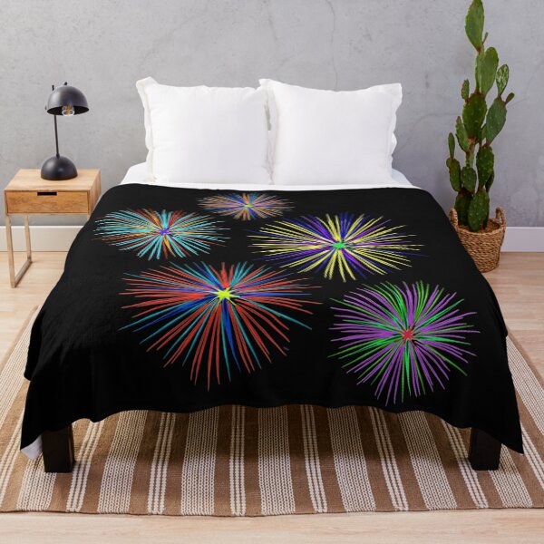 Item preview, Colorful fireworks 2, New Year's Eve motif, fireworks birthday designed and sold by Kirei-Lily.