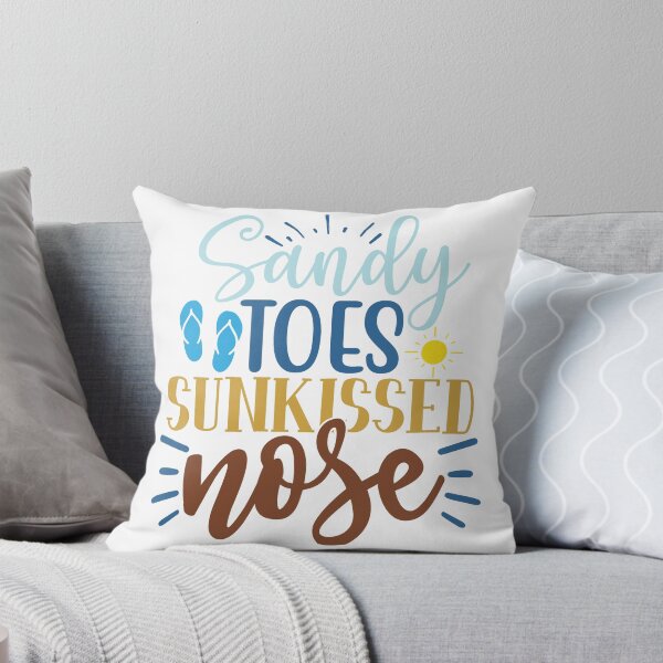 Item preview, Sandy Toes Sunkissed Nose Quote designed and sold by AdamoStore.