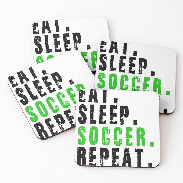 Item preview, Eat Sleep Soccer Repeat designed and sold by Simoel12.