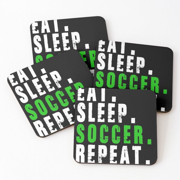 Item preview, Eat Sleep Soccer Repeat designed and sold by Simoel12.
