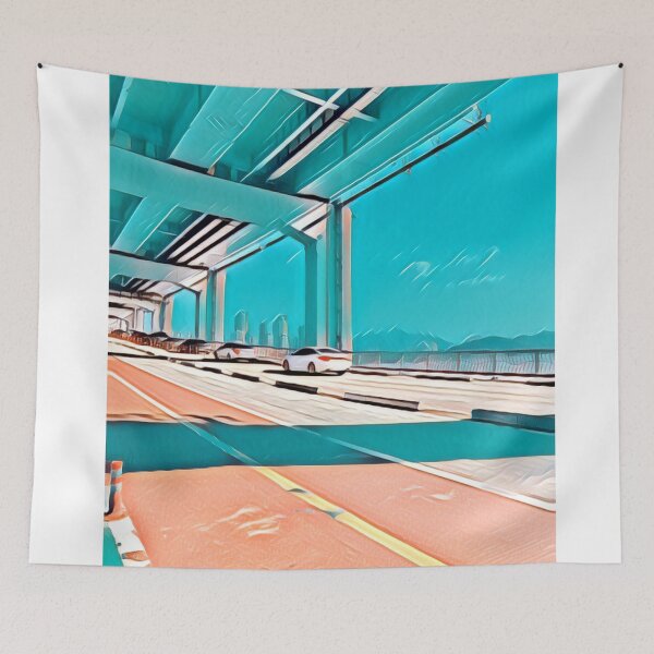Item preview, Han river bridge landscape, Seoul Korea designed and sold by dkdk-kdk.