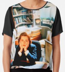 DANA SCULLY x files Chiffon Top