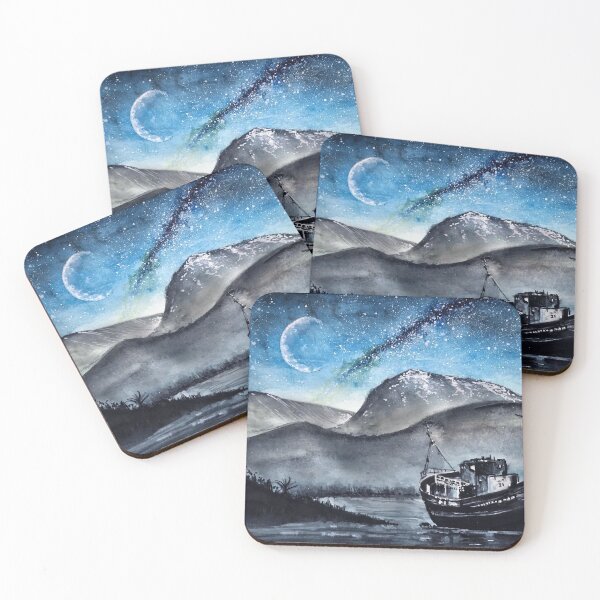 Item preview, Beached Under a Mountain. By Ash Winter. designed and sold by AshWork-art.