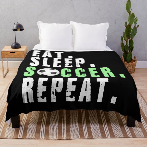 Item preview, Eat Sleep Soccer Repeat designed and sold by Simoel12.