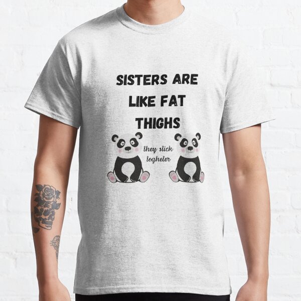 Panda Bear Funny Overweight Fat Humour Mens Cotton T-Shirt Tee Top