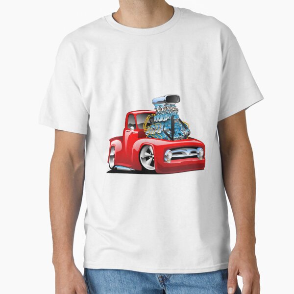 Item preview, Hot Rod American Classic Hot Rod Pickup Truck Cartoon designed and sold by ChaosSenna.