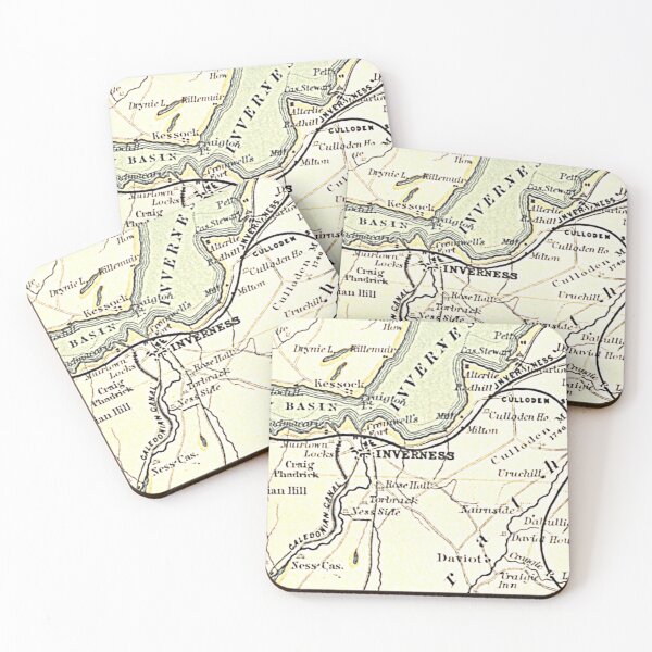 Item preview, INVERNESS & surrounding area map 1898 designed and sold by yourscotland.