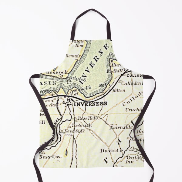 Item preview, INVERNESS & surrounding area map 1898 designed and sold by yourscotland.