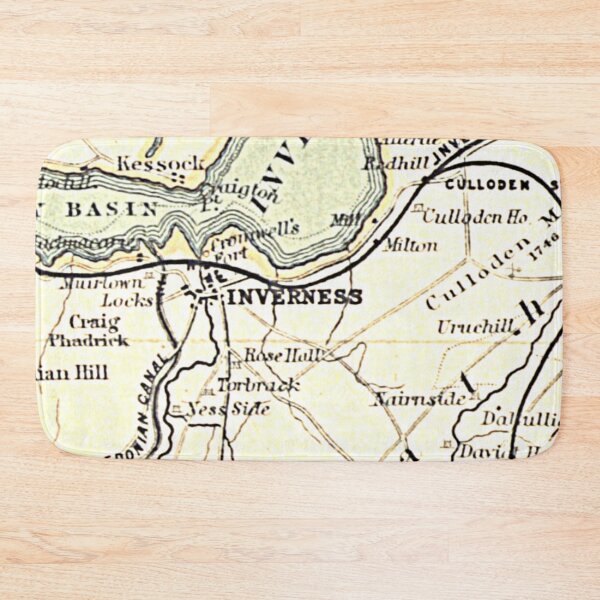 Item preview, INVERNESS & surrounding area map 1898 designed and sold by yourscotland.