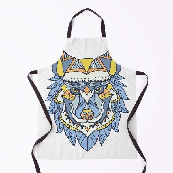 Item preview, Cute Geometric Polygonal Bohemian Tribal Wolf designed and sold by ozunu.