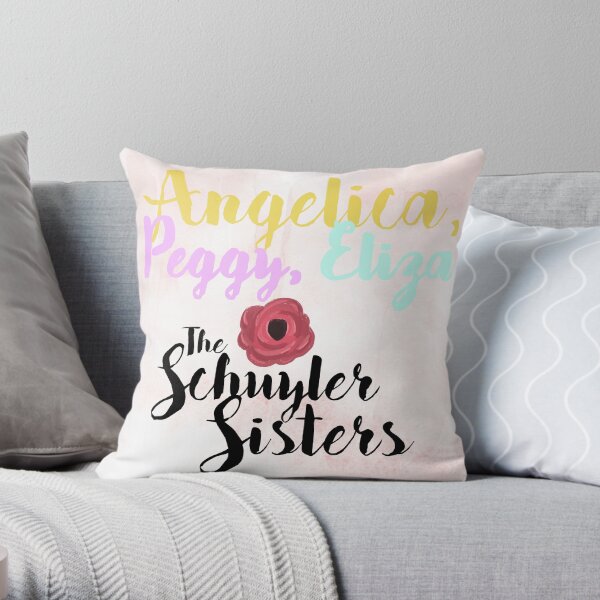 THE SCHUYLER SISTERS Throw Pillow