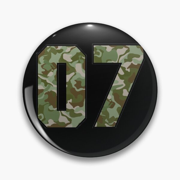 Item preview, Army Camouflage Number Seven Soldiers Lucky Number 7 designed and sold by Urosek.