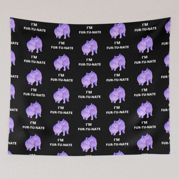 Item preview, I'M FUR-TU-NATE CATS IN LOVE designed and sold by Sloganifi.