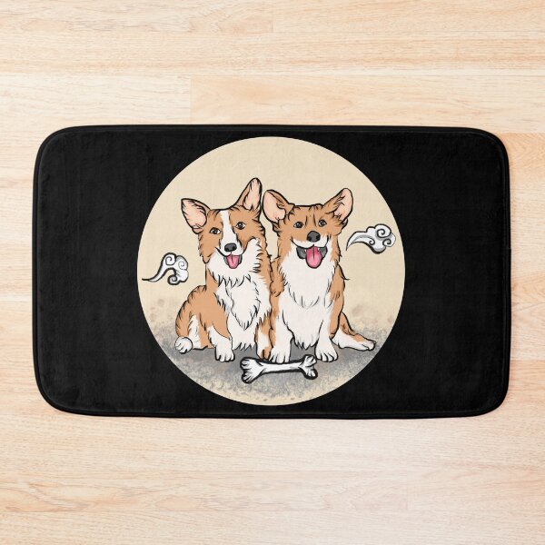 Item preview, Welsh Corgis love Bone designed and sold by Fine Art California.
