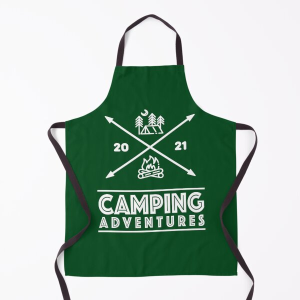 Item preview, Camping Adventures 2021 Minimal Crest designed and sold by Happy Puppy Print On Demand.