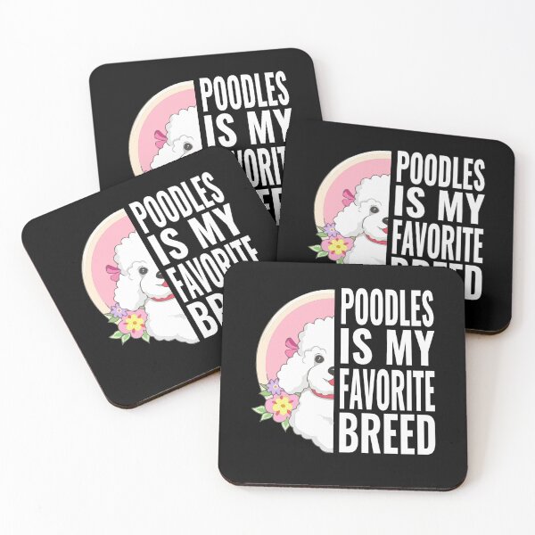 Item preview, poodles gifts funny adopted is my favorite breed hirts for women men girls  designed and sold by AMZBlacKStore.