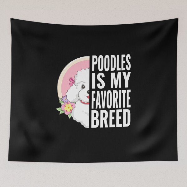 Item preview, poodles gifts funny adopted is my favorite breed hirts for women men girls  designed and sold by AMZBlacKStore.