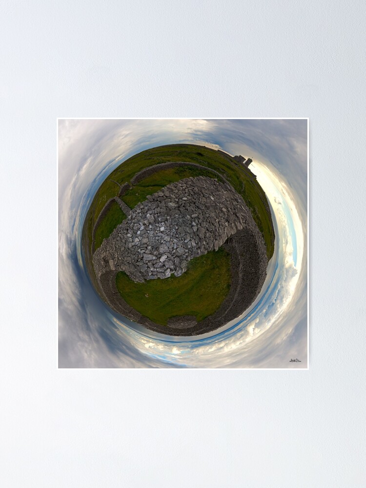 Alternate view of Dun Eochla, Inishmore, Aran Islands Poster
