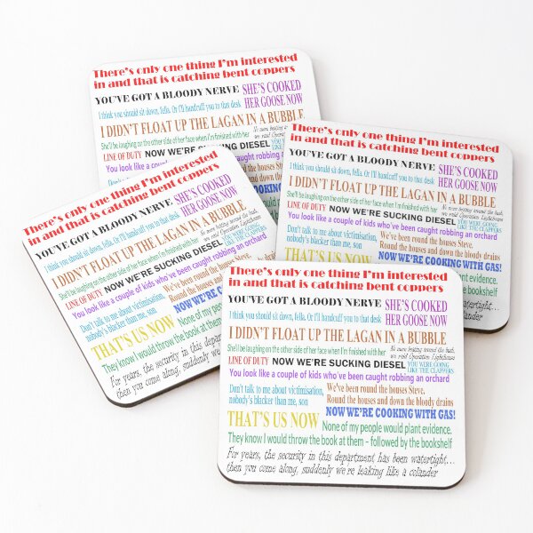 Item preview, Ted Hastings' Best Quotes From Line of Duty - AC12 designed and sold by pondemand.
