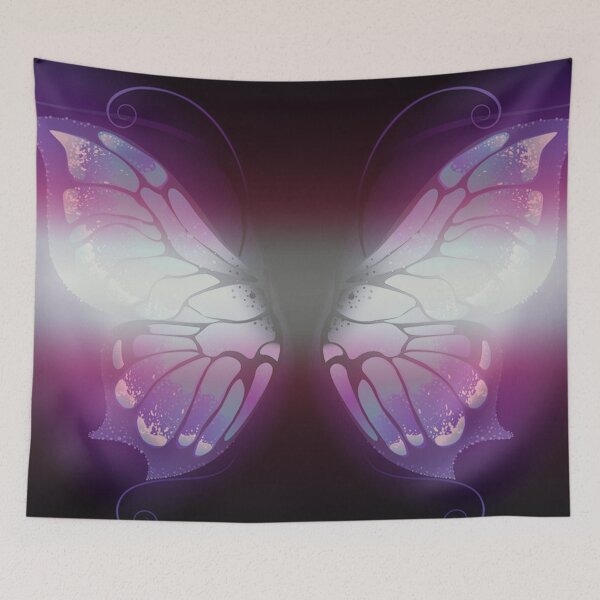 Item preview, Majestic rainbow glowing butterfly wings designed and sold by NexusArts.