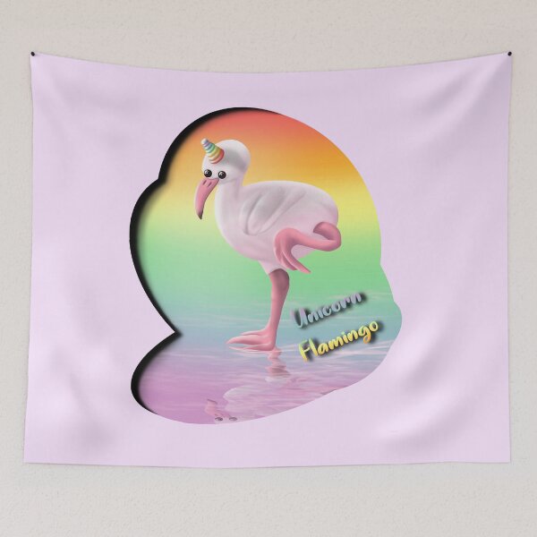 Item preview, Unicorn Flamingo designed and sold by DesertG.