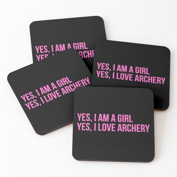 Item preview, Yes, I Am A Girl. Yes, I Love Archery. designed and sold by PinkPerfect.