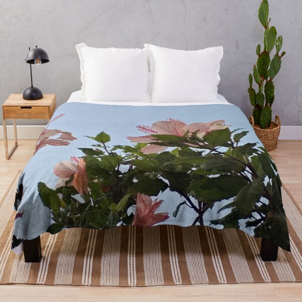 Item preview, Hibiscus Tree Branches Flowering Pink Flowers designed and sold by worldways.