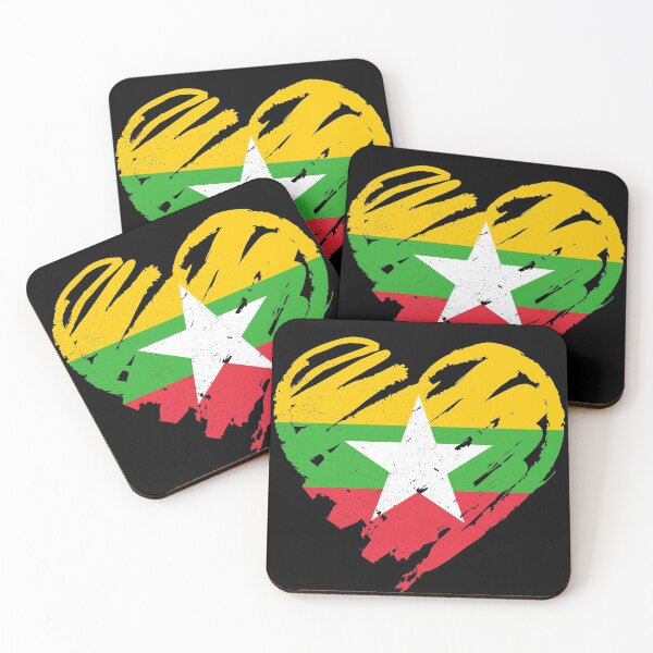 Item preview, I Love Myanmar - မြန်မာကို designed and sold by feether-store.
