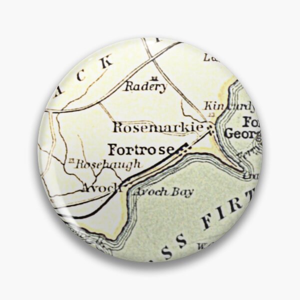 Item preview, FORTROSE & surrounding area map 1898 designed and sold by yourscotland.