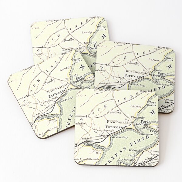 Item preview, FORTROSE & surrounding area map 1898 designed and sold by yourscotland.