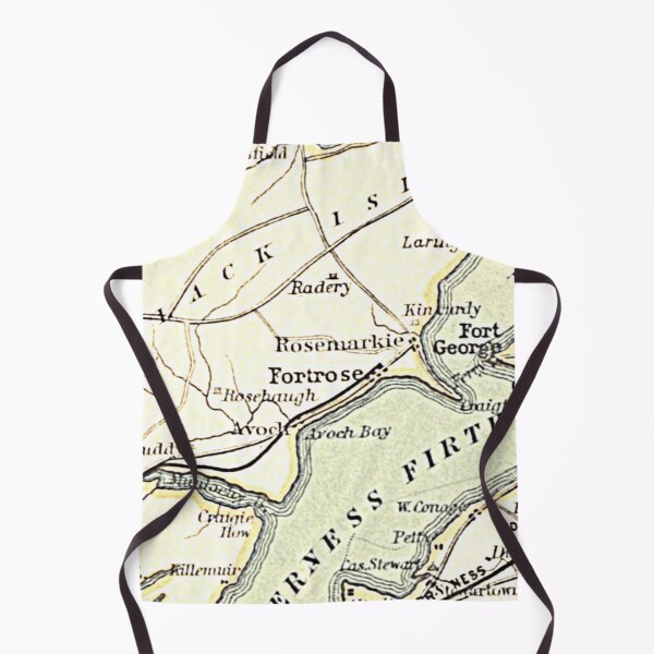 Item preview, FORTROSE & surrounding area map 1898 designed and sold by yourscotland.