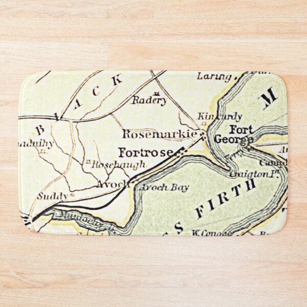 Item preview, FORTROSE & surrounding area map 1898 designed and sold by yourscotland.