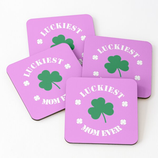 Item preview, Luckiest Mom Ever Luckiest Mom Ever Shamrocks Lucky Mother St Patrick's Day designed and sold by ChaosSenna.