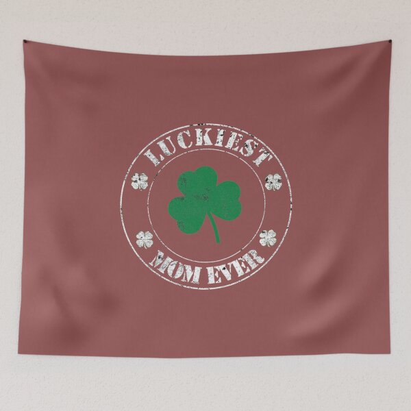 Item preview, Luckiest Mom Ever Luckiest Mom Ever Shamrocks Lucky Mother St Patrick's Day designed and sold by ChaosSenna.