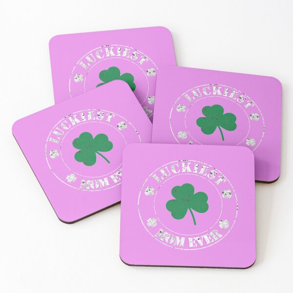 Item preview, Luckiest Mom Ever Luckiest Mom Ever Shamrocks Lucky Mother St Patrick's Day designed and sold by ChaosSenna.
