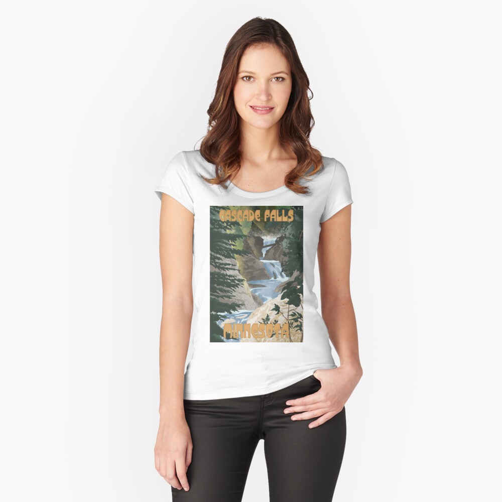 Item preview, Fitted Scoop T-Shirt designed and sold by KWind.
