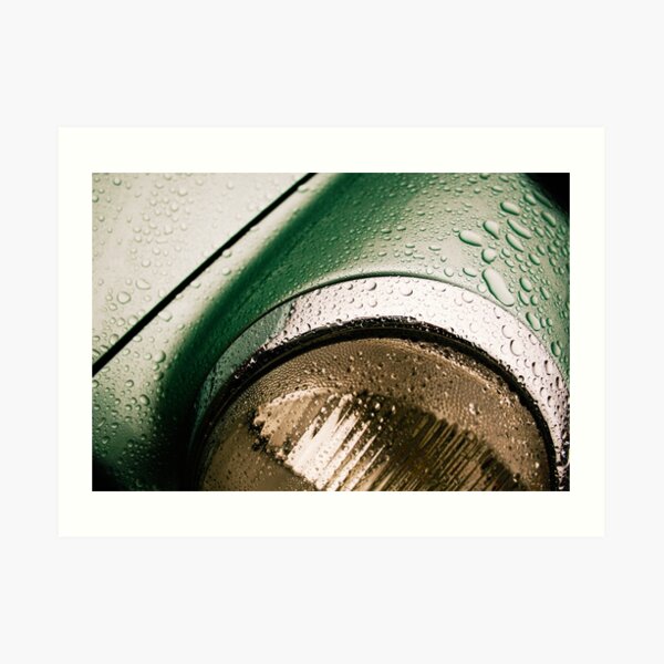 Wet Porsche Art Print
