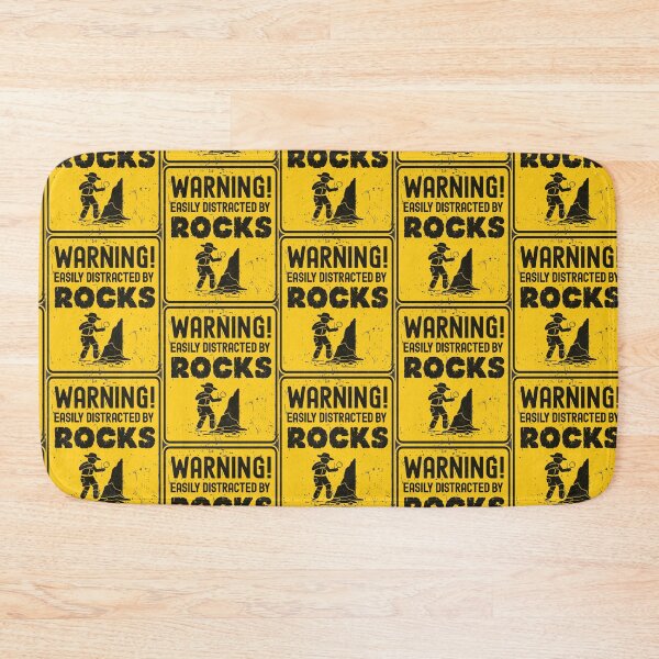 Item preview, Warning Easily Distracted By Rocks Geologist Rockhounding Design designed and sold by justjonboy.
