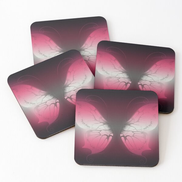 Item preview, Elegant pink & silver glowing butterfly wings designed and sold by NexusArts.