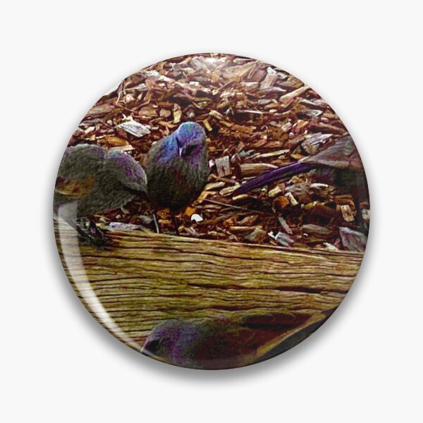 Item preview, Three little birdies sitting in a row one walked up and said hello designed and sold by Desirablesgoods.