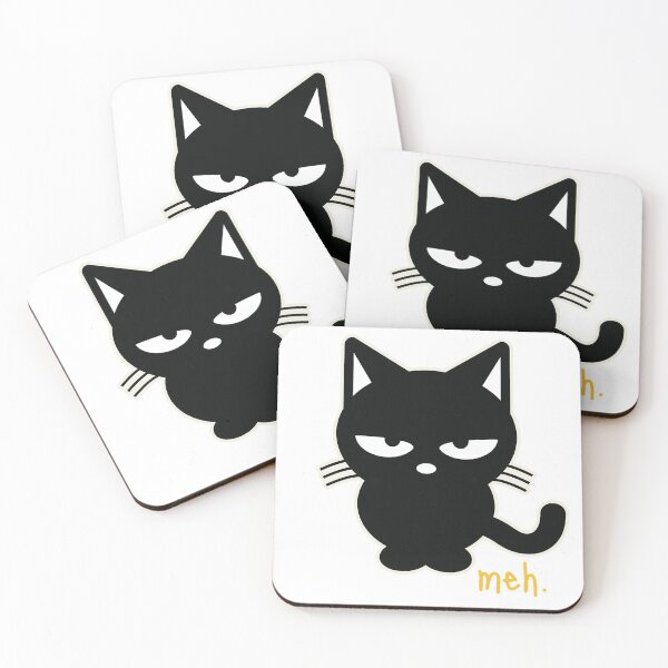 Item preview, Meh Cat. Show Some Cattitude - funny cat designed and sold by Numero14.