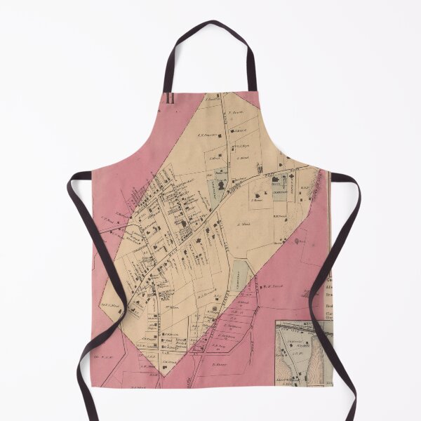 Item preview, Old Greenwich CT Map (1867) Vintage Connecticut Town Atlas designed and sold by BravuraMedia.